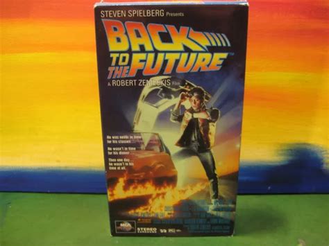 Back To The Future Steven Spielberg 80s Classic Movie Mca Vhs Tape 4