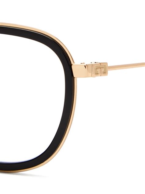 d frame metal and acetate glasses givenchy matchesfashion us