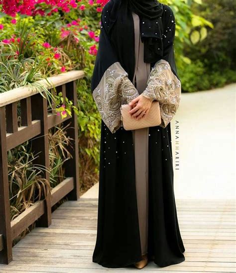 Latest Dubai Designer Abaya Gowns Designs Collection 2015 16 1