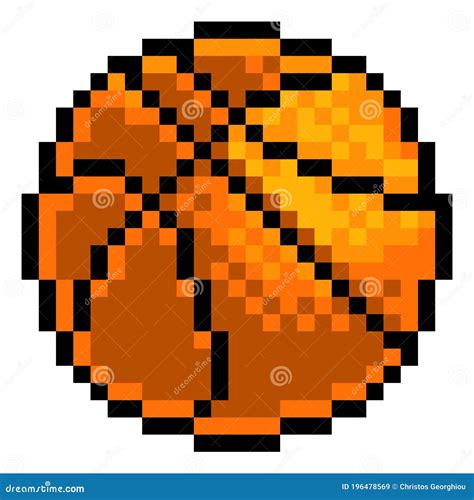 Vector Pixel Art Ball Game Isolated Royalty Free Svg Cliparts Vectors