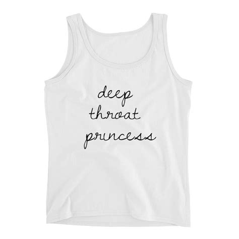 Deep Throat Princess Tank Top Bdsm Shirt Bdsm T Ddlg Etsy