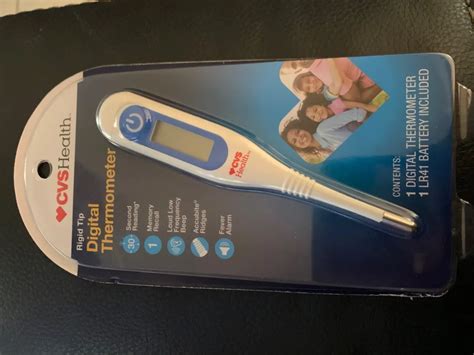 Cvs Health Rigid Tip Digital Thermometer With 30 Second 45 Off