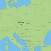 Viena, austria mapa - Viena, austria mapa del mundo (Europa Occidental ...