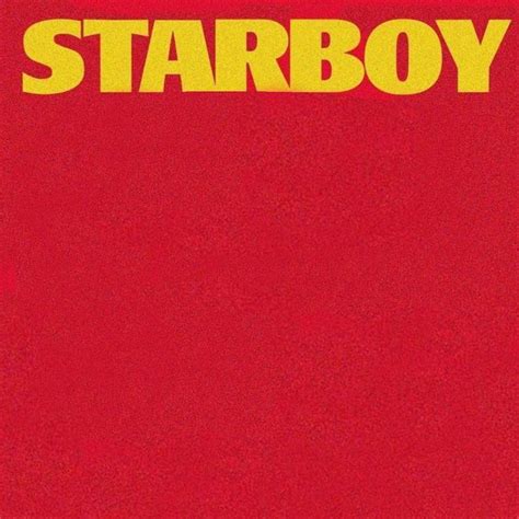 Starboy Album Cover Template ไอเดียรูปโปรไฟล์ ภาพอารมณ์ มีมตลกๆ