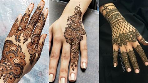Gorgeous Backhand Mehndi Designs For Eid Youtube