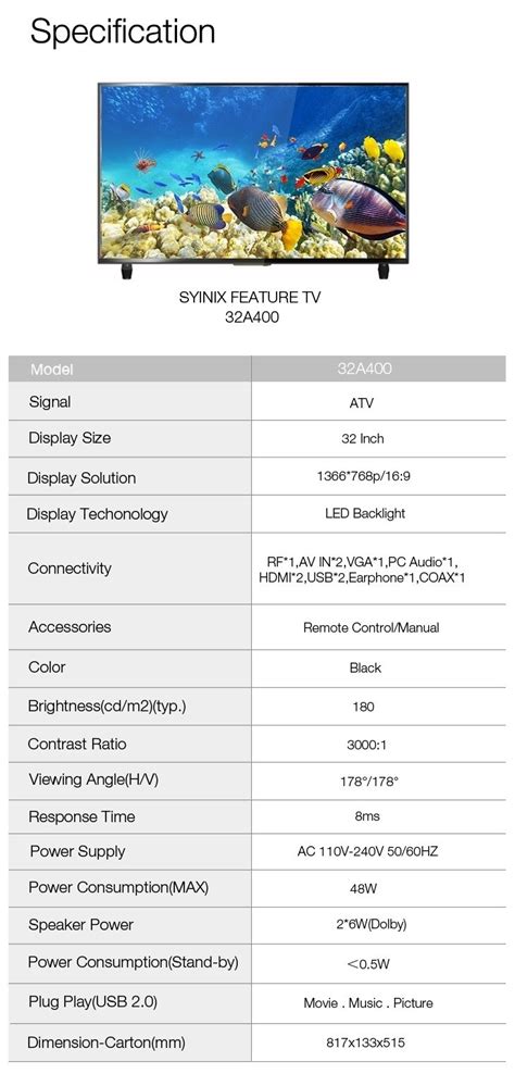 Syinix 32 Inch Frameless Digital Led Smart I Cast Screen Tv Best