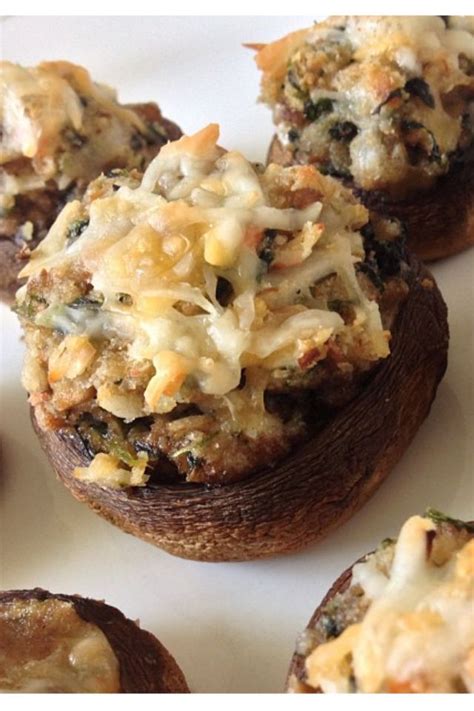 Room temp cream cheese gets mixed with spices, worcestershire sauce and cheese thats stuffed into each mushroom. Crab Stuffed Mushrooms | Recipe | Crab recipes, Crawfish ...