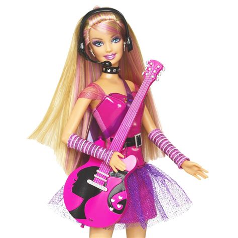 New Barbie I Can Be Rock Star Doll And Guitar Ebay
