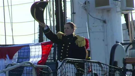 1st woman to command uss constitution aka old ironsides