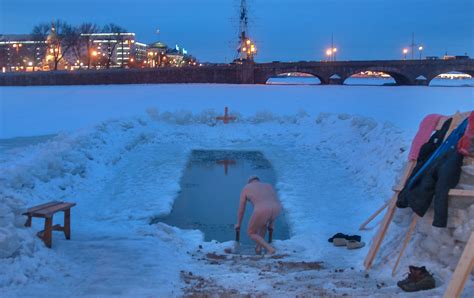 Freezing Ice Swimming In Russia Crazy Siberian Winter Reckon Talk