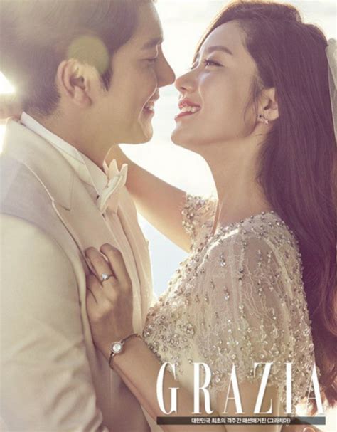 Han Groo Has A Romantic Wedding Pictorial With Grazia Soompi