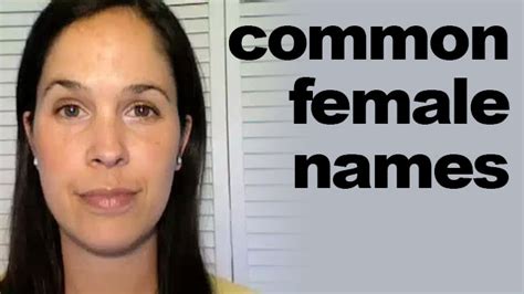 How To Pronounce Common Female Names Rachels English