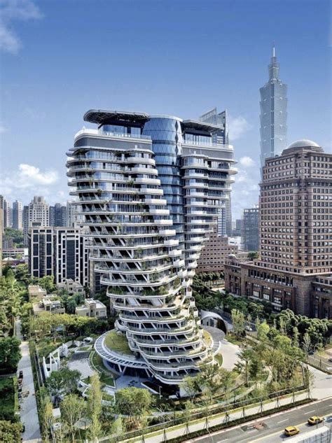Vincent Callebauts Stunning Sustainable Twisting Taipei Tower Nearly