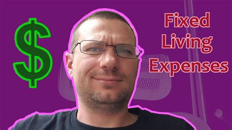 Fixed Living Expenses Youtube