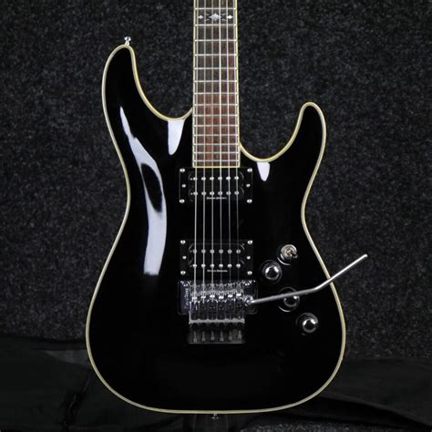 Schecter C 1 Fr Diamond Series Electric Guitar Gloss Black W Bag 2nd Hand Rich Tone Music