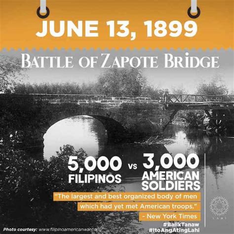 Battle Of Zapote Bridge The Philippines Today