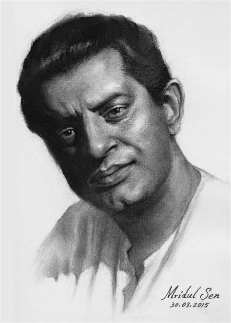 Ray was born in calcutta (now kolkata) to a bengali family and started his career as a junior visualiser. Mridul Arts: Charcoal sketch of Satyajit Ray