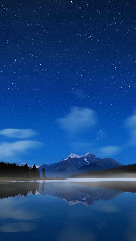 14 Mountains At Night Iphone Wallpaper Bizt Wallpaper