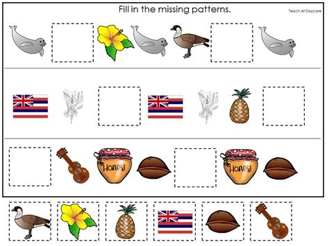 30 Printable Hawaii State Symbol Geography Games Made By Teachers