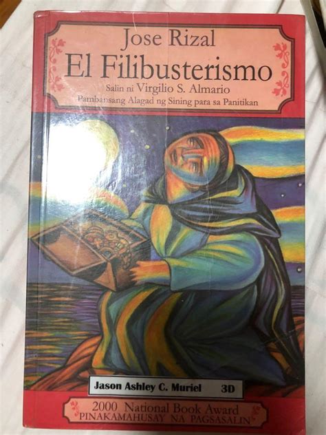 El Filibusterismo By Jose Rizal Hobbies Toys Books Magazines