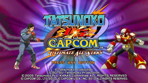 Tatsunoko Vs Capcom Arcade Gameplay Youtube