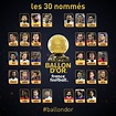 Balón de Oro 2018: La lista oficial de los 30 nominados al Balón de Oro ...