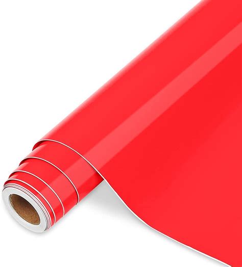 Amazon Com Red Permanent Vinyl For Cricut Imodeur Adhesive Vinyl For