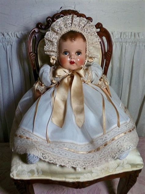 Vintage Signed Ideal Flirty Eyed 20 Composition And Cloth Baby Doll 💞