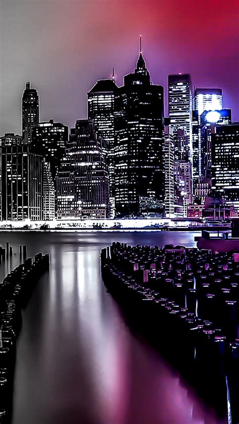City Night Lights Wallpapers Top Free City Night Lights Backgrounds