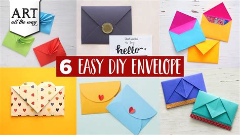 6 Easy Diy Envelopes Paper Craft Ideas How To Make An Envelope