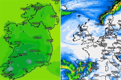 Irish Weather Forecast Dry Day Ahead With Sunny Spells And Temps Up To
