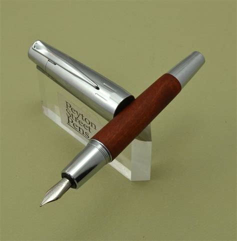 Faber Castell E Motion Fountain Pen Large Pen Medium Reddish Wood