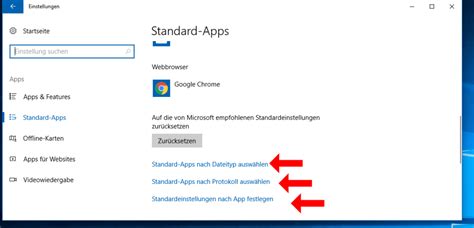 Windows 10 Standardprogramme Festlegen