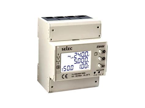 Three Selec Em4m 3p C 100a Multifunction Energy Meter At Rs 4500piece