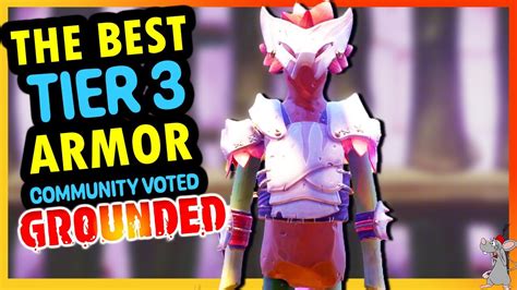 THE BEST ARMOR SET IN GROUNDED Tier 3 Community Voted YouTube
