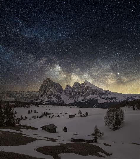 Pin By Anjosa On Night By Starsandmoon Dolomites Milky Way Landscape