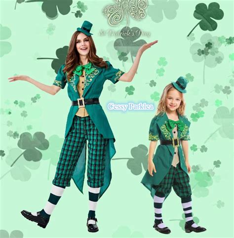 Deluxe Irish Leprechaun St Patricks Ireland Day Fancy Dress Ladies