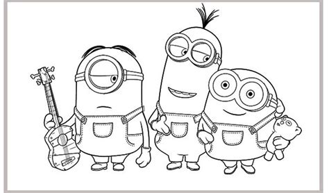 Dibujos Para Colorear De Los Minions - Dibujos Para Colorear Y Pintar