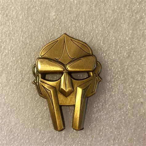 3d Antique Gold Gladiator Doom Mask Pin Orfinart X Phat Pins
