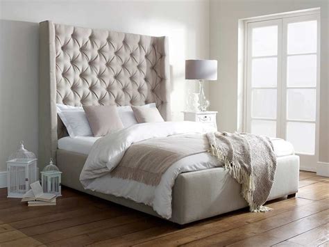 Exemplary Upholstered Headboard Standard Beds Design Ideas