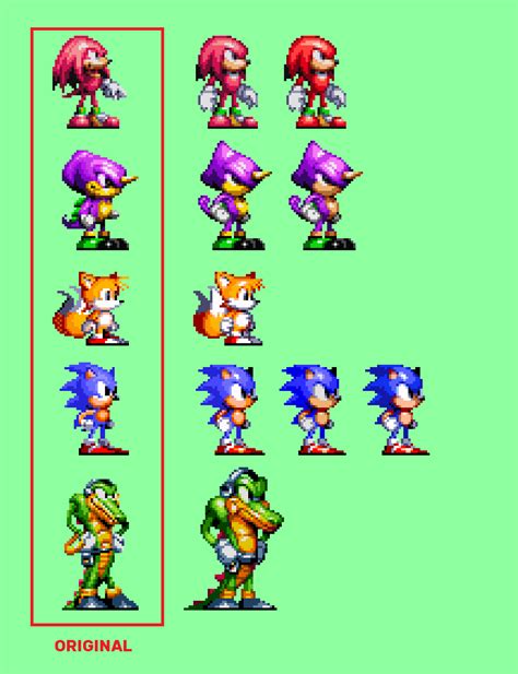Various Sonic Sprites By Joschurale On Newgrounds