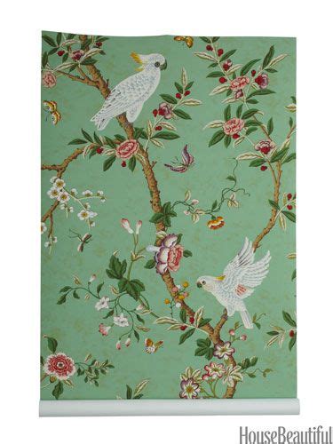 Victorian Bird Print Wallpaper Animal Wallpaper