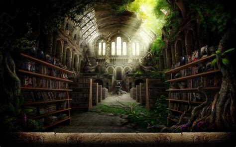 Librariesbooks Wallpaper Imgur Fantasy Places Fantasy World Dark