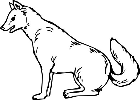 Coloriage Loup Animal à Imprimer Sur Coloriages Info