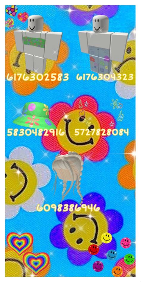 Cute Kidcore Roblox Outfit Code~ Bloxburg Decal Codes Roblox Codes