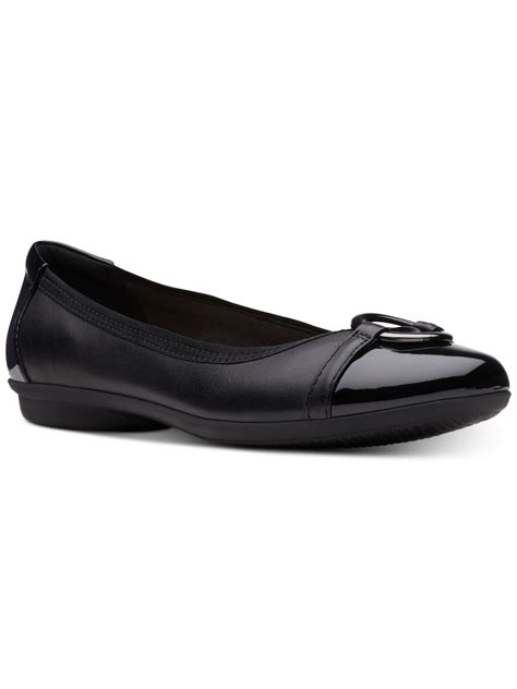 Collection By Clarks Womens Black Ortholite Comfort Cushioned Gracelin
