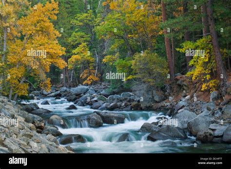 South Fork Of The Kings River Kings Canyon Fresno County Stock Photo
