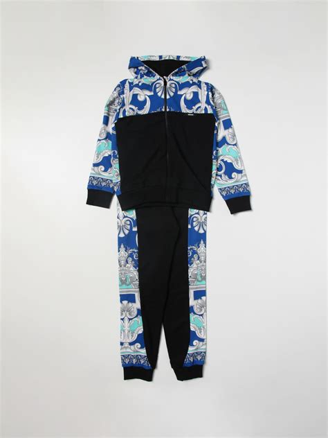 Young Versace Tracksuit Kids In Black Modesens