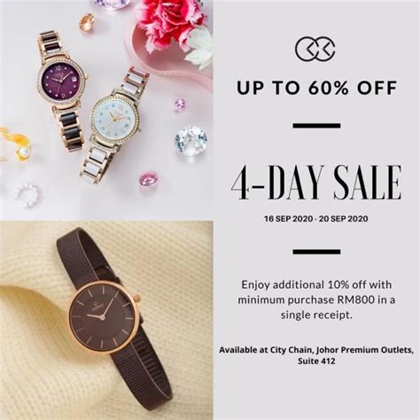 Johor premium outlets, johor, malaysia. City Chain Special Sale Up To 60% OFF at Johor Premium ...