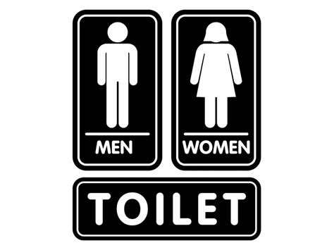 Men And Women Wc Toilet Sign Vector Png Vector In Svg Pdf Ai Cdr Format